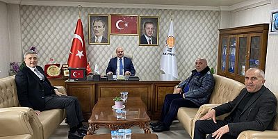 KAIFED Başkanı Yıldırım'dan Ak Parti İl Başkanı Sancar'a ziyaret