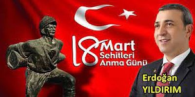 KAIFED Genel Başkanı Dr. Erdoğan Yıldırım’ın 18 Mart mesajı