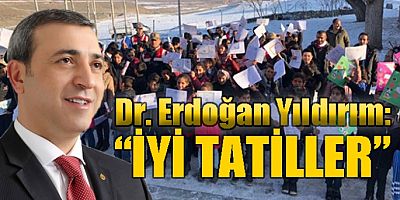 KAIFED Genel Başkanı Erdoğan Yıldırım’ın sömestr tatili mesajı