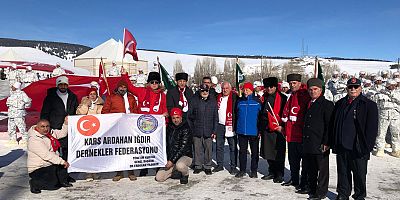 KAIFED Yönetimi Sarıkamış Şehitlerini 111. Yılında Andı