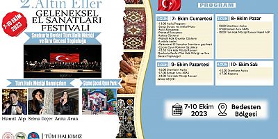 Kars 2’inci Altıneller Geleneksel El Sanatları Festivali başlıyor