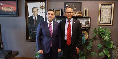 Kars 3. Noteri Timuçin Timur'dan Milletvekili Adem Çalkın'a Ziyaret