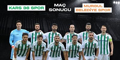 Kars 36 Spor Hazırlık Maçında Murgul Belediye Spor'a 3-1 Mağlup Oldu