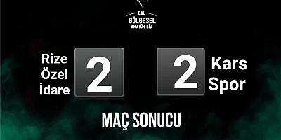 Kars 36 Spor Karadeniz deplasmanından bir puanla döndü