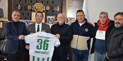 Kars 36 Spor Kulübü’nden Müdür Başköylü’ye Anlamlı ziyaret