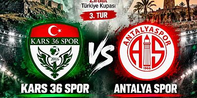 Kars 36 Spor’un Ziraat Türkiye Kupası’ndaki Rakibi Antalyaspor Oldu!