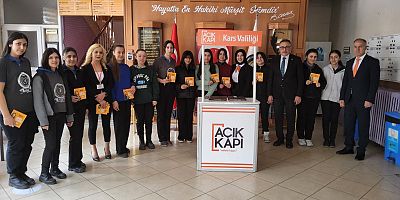 Kars 'Açık Kapı' Okul Ziyaretleri gerçekleştirdi