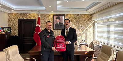 Kars AFAD'dan Susuz Kaymakamına ziyaret