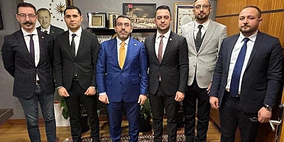 Kars Baro Başkanı Necat Yağcı'dan Milletvekili Çalkın'a ziyaret