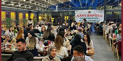 Kars Barosundan geleneksel iftar programı
