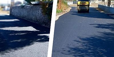 Kars Belediyesi asfalt çalışmalarına devam ediyor