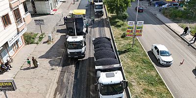 Kars Belediyesi Asfalt çalışmalarna start verdi