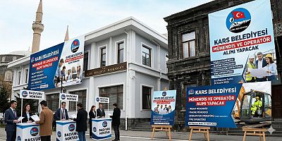 Kars Belediyesi Mühendis ve Operatör Alımı yapacak