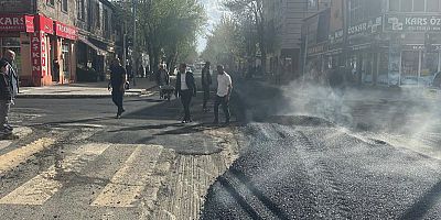 Kars Belediyesi'nden Yol Yapım Seferberliği