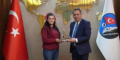 Kars Belediyesi personeline takdirname gururu