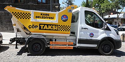 Kars Belediyesinden 'Çöp Taksi' uygulaması