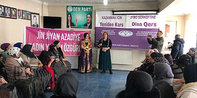 Kars DEM Parti 8 Mart'ı müziksiz ve halaysız kutladı