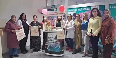 Kars Devlet Hastanesi’nde Normal Doğum Haftası Etkinliği