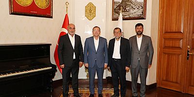 Kars Ehlibeyt Alimleri Birliği'nden Vali Ziya Polat'a ziyaret