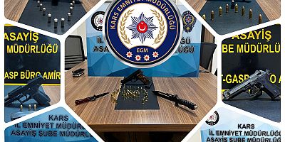 Kars Emniyeti kentte ruhsatsız tabanca geçişine izin vermiyor