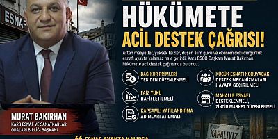Kars ESOB Başkanı Bakırhan: BAĞ-KUR ve faiz yükü esnafı zorluyor