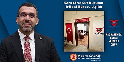 Kars Et ve Süt Kurumu İrtibat Bürosu Açıldı