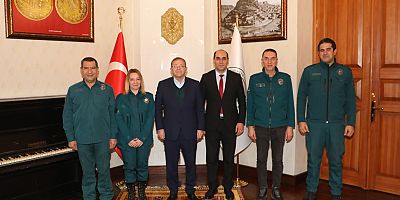 Kars Gümrük Müdürü Mustafa Oğul'dan Vali Polat'a ziyaret