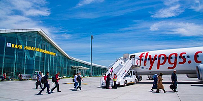 Kars Havalimanı Haziran Ayında 55 Bin Yolcuya Hizmet Verdi