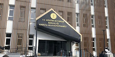 Kars İl Halk Kütüphanesi Kapılarını Açmaya Hazırlanıyor