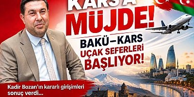 Kars ile Bakü arasında tarihi hava köprüsü kuruluyor