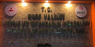 Kars'ın nüfusu 278 bin 335 oldu