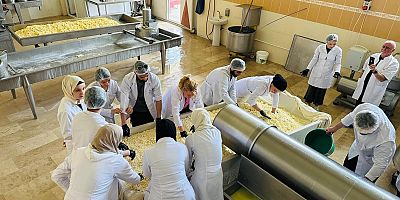 Kars KAÜ Gıda Mühendislerinden Akın Süt Fabrikası’na teknik gezi