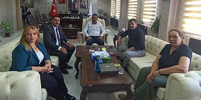 Kars Kent Konseyi Başkanı Uray'dan, Genel Sekreter Tekcan'a ziyaret