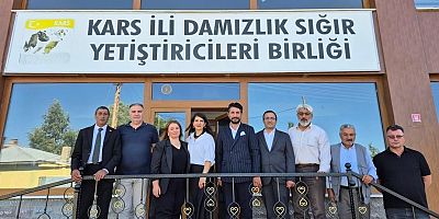 Kars Kent Konseyi, Damızlık Sığır Yetiştiricileri Birliğini Ziyaret Etti