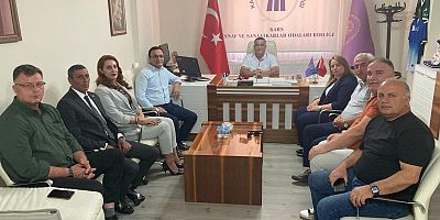 Kars Kent Konseyi’nden ESOB Başkanı Murat Bakırhan’a Ziyaret
