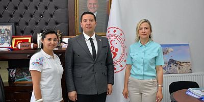 Kars Kızılay Başkanı’ndan Gençlik ve Spor İl Müdürü’ne Ziyaret