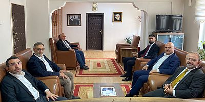 Kars Milletvekili Adem Çalkın'dan Müftü Yavuz Yıldız'a ziyaret