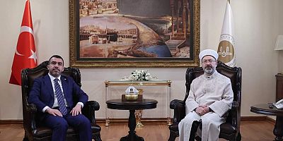 Kars Milletvekili Çalkın'dan Diyanet İşleri Başkanı Erbaş’a ziyaret