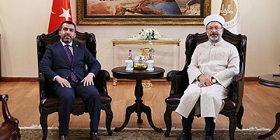 Kars Milletvekili Adem Çalkın, Diyanet İşleri Başkanı Prof. Dr. Erbaş’ı ziyaret etti
