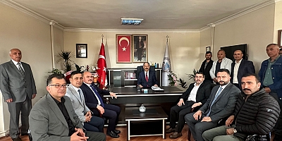 Kars Milletvekili Çalkın'dan Arpaçay Belediye Başkanı Elma'ya ziyaret