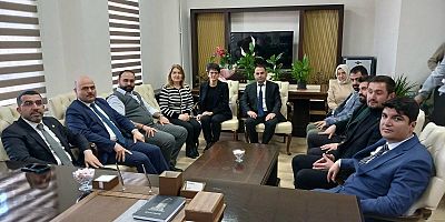 Kars Milletvekili Çalkın'dan Sağlık Müdürü Aydın'a ziyaret...
