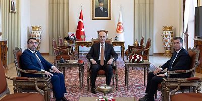 Kars Milletvekili Çalkın'dan, TBMM Başkanı Kurtulmuş'a ziyaret
