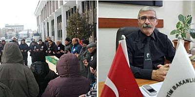 Kars Milli Eğitim Müdürlüğü Personeli Yasin Gülmez dualarla Uğurlandı