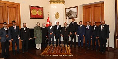 Kars Müftüsü Yavuz Yıldız ve ilçe Müftülerinden Vali Polat'a ziyaret