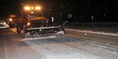 Kars’ta 12 köy yolu ulaşıma kapandı