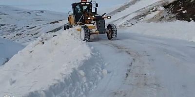 Kars'ta 56 köy yolu ulaşıma kapandı