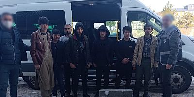 Kars'ta 7 Afganistan uyruklu kaçak göçmen yakalandı