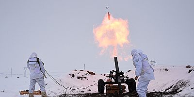 Kars'ta Ağır Silah Atışları yapılıyor