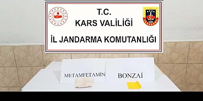 Kars'ta araç sürücüsü üstünde uyuşturucuyla yakalandı