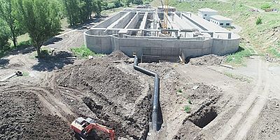 Kars'ta Atıksu Toplama ve Arıtma Tesisi çalışmaları devam ediyor 